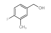 Benzenemethanol, 4-fluoro-3-methyl- (9CI) structure