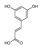 3,5-dihydroxycinnamic acid structure