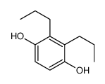 2,3-dipropylbenzene-1,4-diol Structure