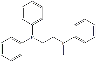 [2-(diphenylphosphino)ethyl]methylphenylphosphine structure