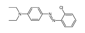 N,N-diethyl-4-(2-chloro-phenylazo)-aniline结构式