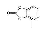 1,3-Benzodioxol-2-one,4-methyl-结构式