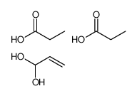 propanoic acid,prop-2-ene-1,1-diol结构式