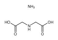 iminodi-acetic acid , ammonium compound Structure