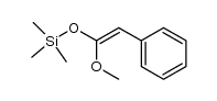 1-methoxy-1-trimethylsiloxy-2-phenyl-ethylene Structure