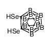 1,2-di(hydroseleno)-1,2-dicarba-closo-dodecaborane(12) Structure