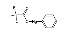 phenylmercury(II) trifluoroacetate结构式