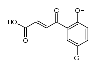 4-(5-chloro-2-hydroxy-phenyl)-4-oxo-trans-crotonic acid Structure