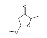 5-methoxy-2-methyldihydrofuran-3(2H)-one Structure