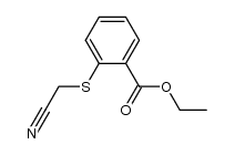 ethyl 2-cyanomethylthiobenzoate Structure