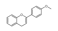 2-(4'-methoxyphenyl)-4H-chromene结构式