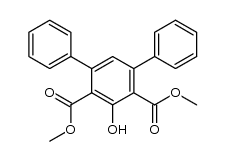 Dimethyl 2-Hydroxy-4,6-diphenylisophthalate Structure