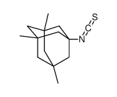 Tricyclo[3.3.1.13,7]decane, 1-isothiocyanato-3,5,7-trimethyl- (9CI) structure