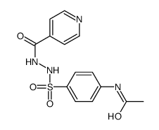 N'-(p-Acetylaminophenylsulfonyl)isonicotinic hydrazide结构式