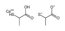 calcium,2-sulfanylpropanoate Structure