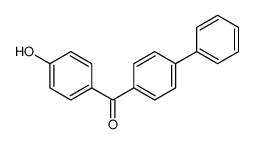 (4-hydroxyphenyl)-(4-phenylphenyl)methanone结构式