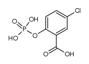 5-chloro-2-phosphonooxy-benzoic acid Structure