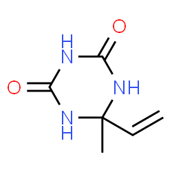 1,3,5-Triazine-2,4(1H,3H)-dione,6-ethenyldihydro-6-methyl-(9CI) Structure