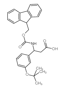 3-N-FMOC-AMINO-3-(3-T-BUTOXYPHENYL)PROPIONIC ACID structure