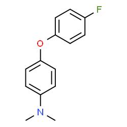 4-(4-Fluorophenoxy)-N,N-dimethylaniline结构式