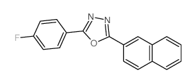 2-(4-Fluorophenyl)-5-(2-naphthyl)-1,3,4-oxadiazole picture