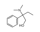 2-Dimethylamino-2-phenylbutan-1-ol structure
