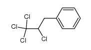 (2,3,3,3-tetrachloro-propyl)-benzene结构式