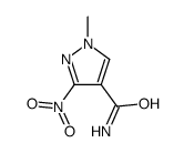 1-methyl-3-nitropyrazole-4-carboxamide Structure