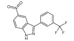 3-(3-(trifluoromethyl)phenyl)-5-nitro-1H-indazole Structure