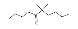 6,6-dimethyl-decan-5-one结构式