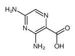 Pyrazinecarboxylic acid,3,5-diamino- (9CI) structure