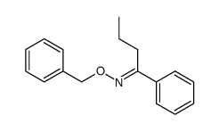 (E)-1-phenylbutanone O-benzyl oxime Structure