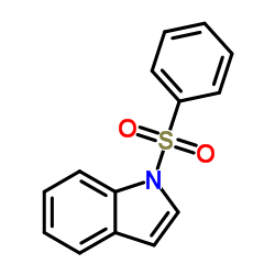 N-苯磺酸吲哚结构式