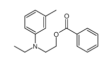 2-(N-ethyl-m-toluidino)ethyl benzoate Structure