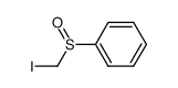 Iodomethyl phenyl sulfoxide Structure