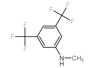 N-methyl-3,5-bis(trifluoromethyl)aniline结构式