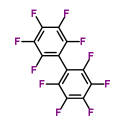 Decafluorobiphenyl structure