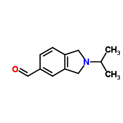 2-Isopropyl-5-isoindolinecarbaldehyde Structure