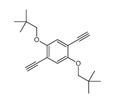 1,4-bis(2,2-dimethylpropoxy)-2,5-diethynylbenzene Structure