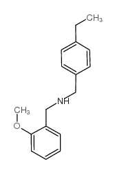 1-(4-ethylphenyl)-N-[(2-methoxyphenyl)methyl]methanamine结构式