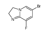 6-bromo-8-fluoro-2,3-dihydroimidazo[1,2-a]pyridine结构式