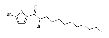 2-bromo-1-(5-bromothien-2-yl)-dodecan-1-one Structure