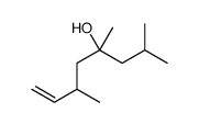 2,4,6-trimethyloct-7-en-4-ol结构式