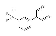 2-[3-(trifluoromethyl)phenyl]propanedial Structure