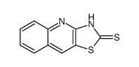 3H-thiazolo[4,5-b]quinoline-2-thione Structure