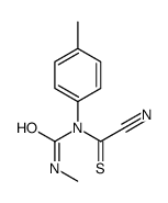 1-[(Cyanocarbonothioyl)(methylcarbamoyl)amino]-4-methylbenzene Structure