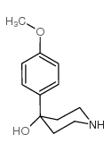 4-(4-METHOXY-PHENYL)-PIPERIDIN-4-OL Structure