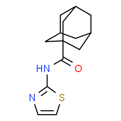 (3r,5r,7r)-N-(thiazol-2-yl)adamantane-1-carboxamide Structure