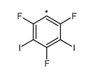 2,4,6-trifluoro-3,5-diiodophenyl radical Structure