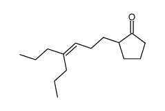 2-(4-propyl-hept-3-enyl)-cyclopentanone Structure